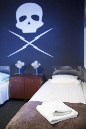 Фото номера Двухместный номер с 2 отдельными кроватями Отель GarageHotel г. Влоцлавек 19